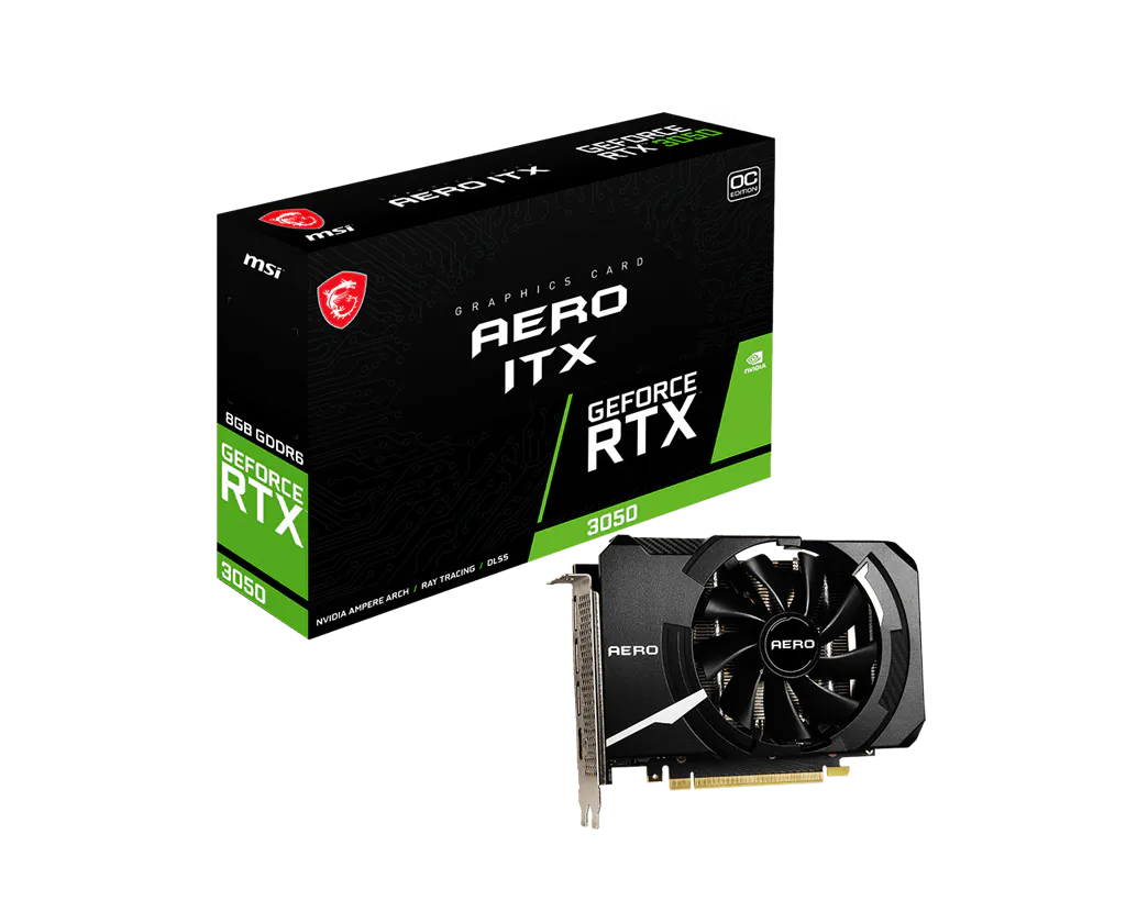 MSI GeForce RTX 3050 AERO ITX 8G OC